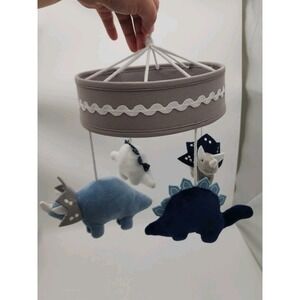 Levtex Baby Kipton Dinosaur Mobile In Grays & Blues No Arm